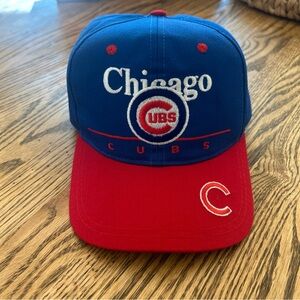 Vintage Chicago Cubs Blue and Red Cap